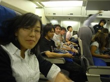 5日10:34 サンパウロ行きの機内、かなりの疲労感