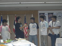 懇親会:日本メンバーの挨拶